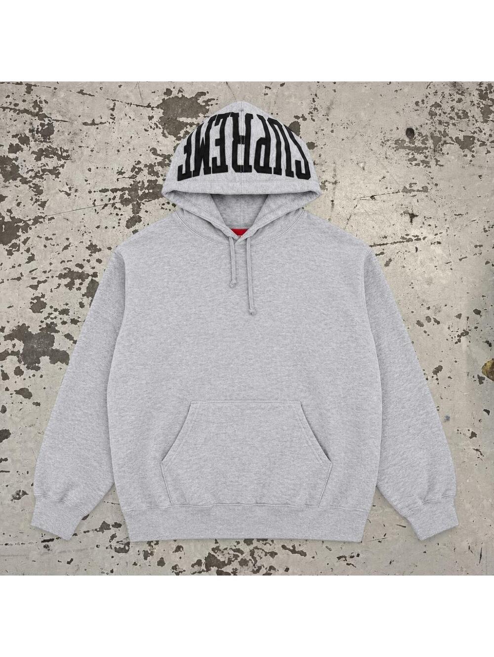 Mens Supreme Spell Out Hoodie Size L